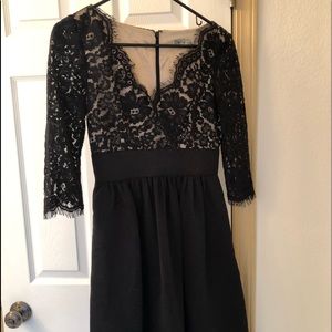 Eliza J Black Lace Dress size 2